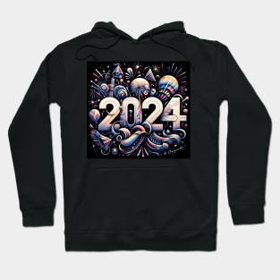 Happy New Year 2024 - Style 2 Hoodie